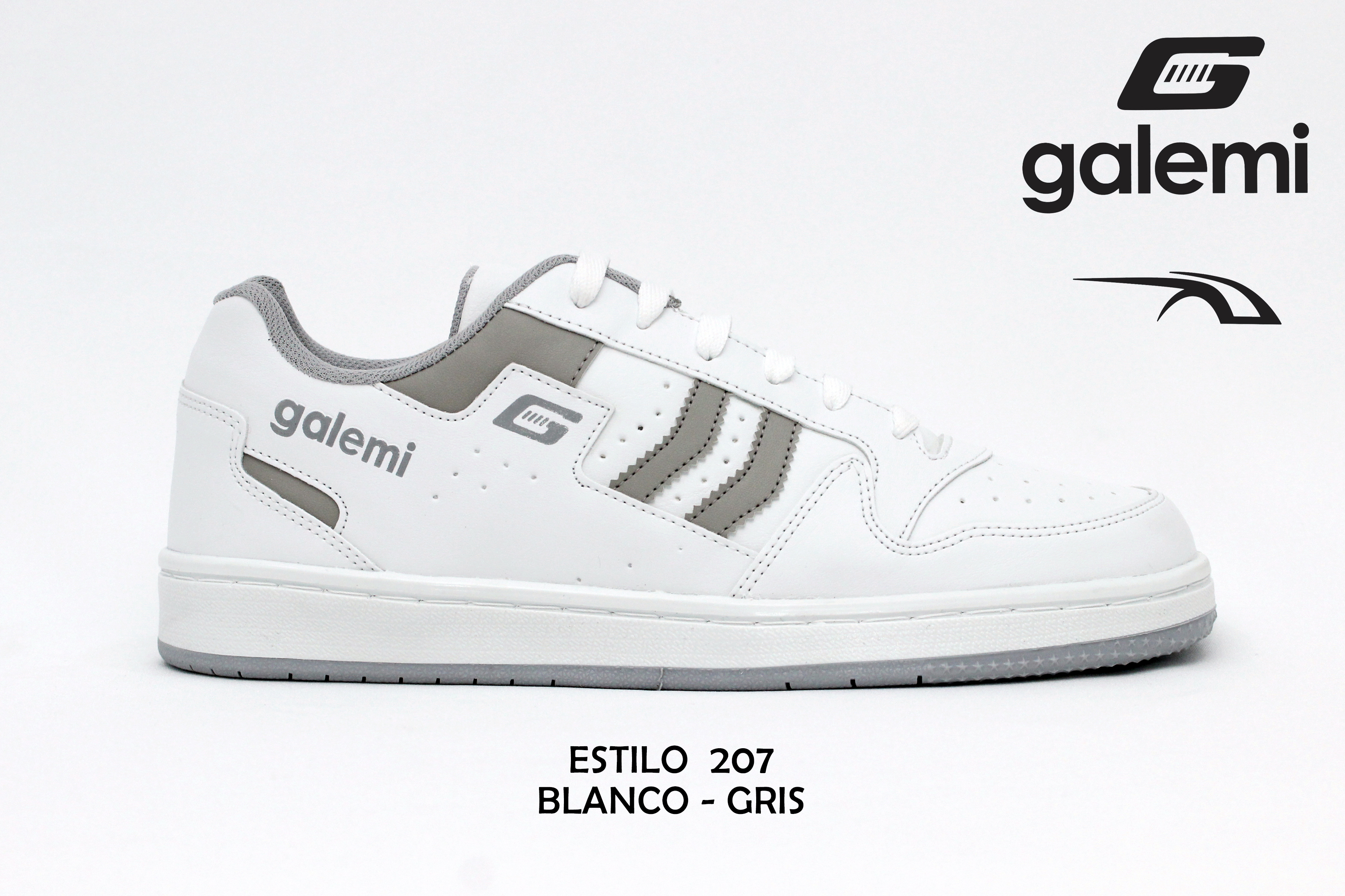 estilo 207 combinación Blanco-Gris